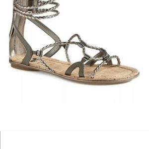 Sam Edelman metallic gladiator sandals